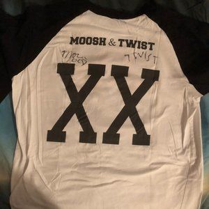 SIGNED Moosh & Twist Baseball 3/4 tee